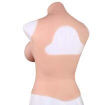 Back Open Collar Full Vest Breast Form With Navel-1045