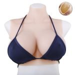 Back Open Short Vest Breast Form-0