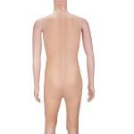 Silicone Bodysuit with Knee Lenth Short-0