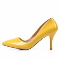 2 Inch Patent Leather Pointed Toe Shallow Pump-0