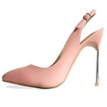 4 Inch Metal Heel Sexy Lace Pointed Pump-2250