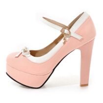 4 Inch Sweet Patent Leather Candy Pump-0