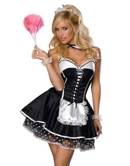 Exotic Maid Sexy Late Nite French Servant Maid Costume