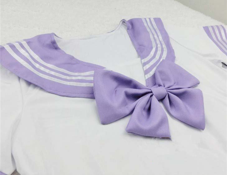 Japanese School For Girls Sailor Tops+Tie+Skirt