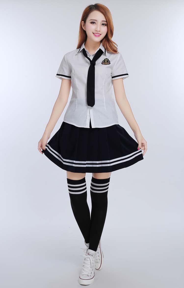 Japanese and Korean Student College School Uniform