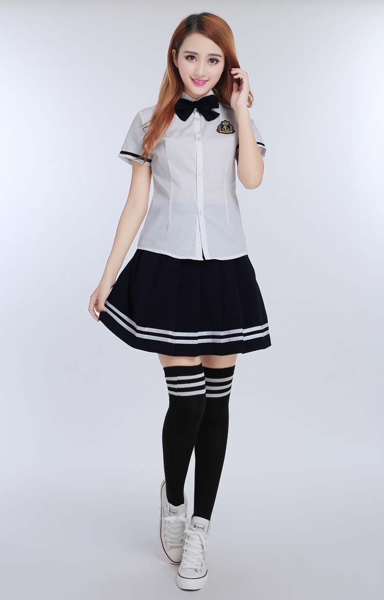 Japanese and Korean Student College School Uniform