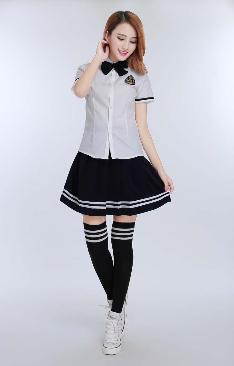 Japanese and Korean Student College School Uniform