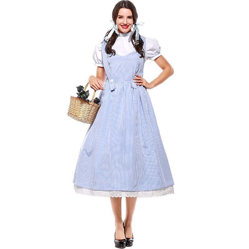 Dorothy The Wizard Of Oz  Fancy Suspender Fairy Tale And Magic Dress