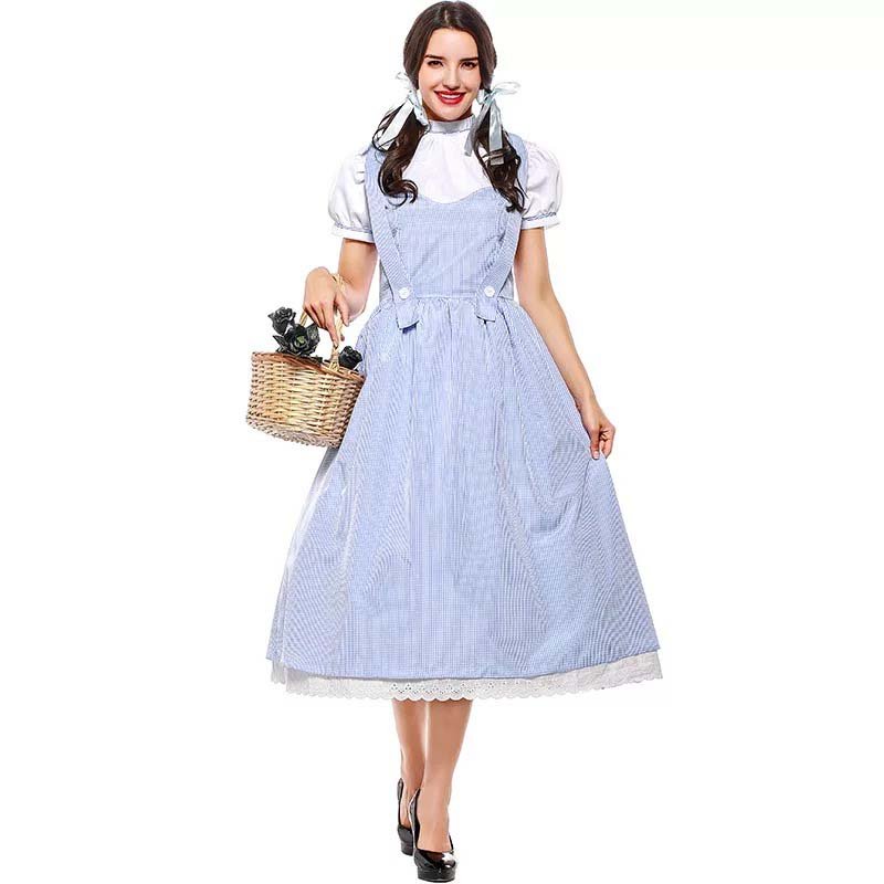 Dorothy The Wizard Of Oz  Fancy Suspender Fairy Tale And Magic Dress