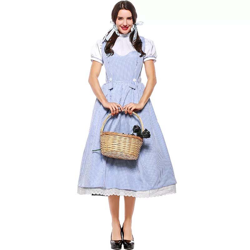 Dorothy The Wizard Of Oz  Fancy Suspender Fairy Tale And Magic Dress