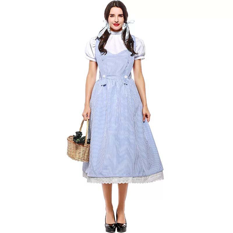 Dorothy The Wizard Of Oz  Fancy Suspender Fairy Tale And Magic Dress