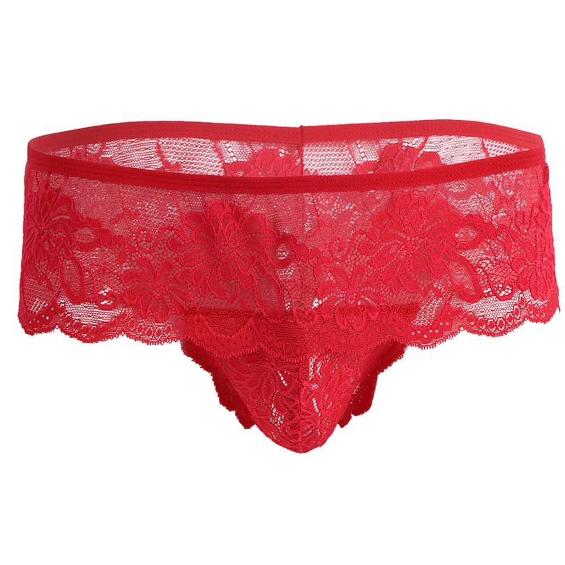 Jockstrap Sissy Low-Rise Open Pouch Erotic Panties