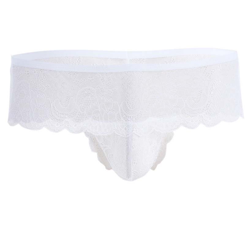 Jockstrap Sissy Low-Rise Open Pouch Erotic Panties