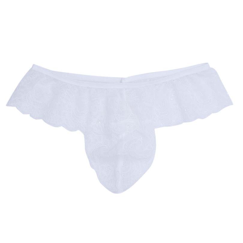 Jockstrap Sissy Low-Rise Open Pouch Erotic Panties