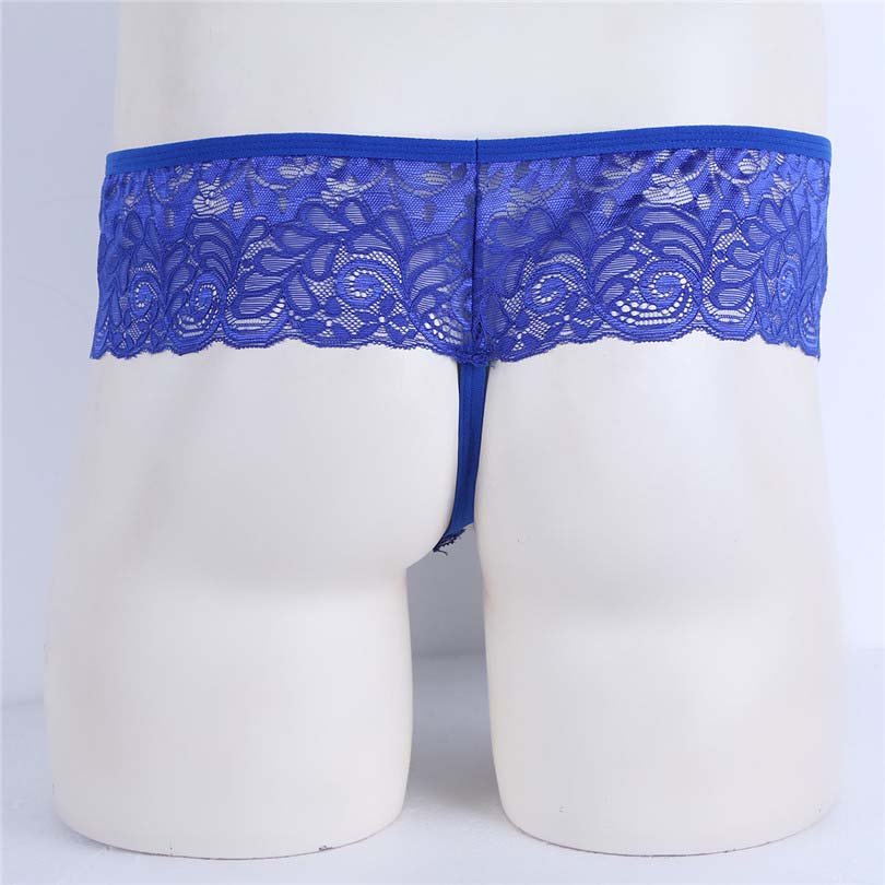 Jockstrap Sissy Low-Rise Open Pouch Erotic Panties