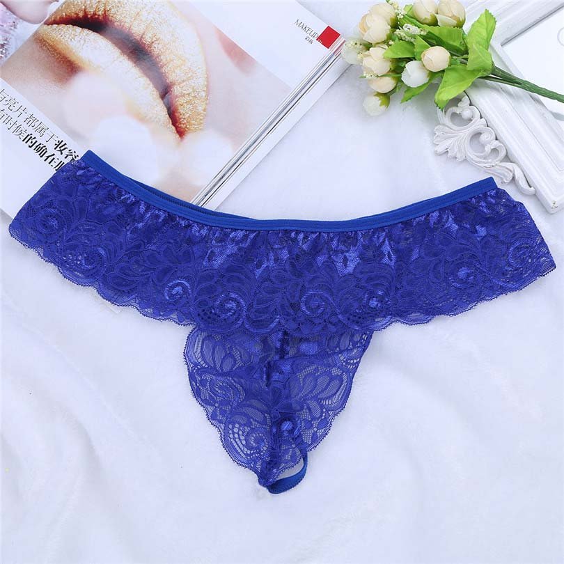 Jockstrap Sissy Low-Rise Open Pouch Erotic Panties