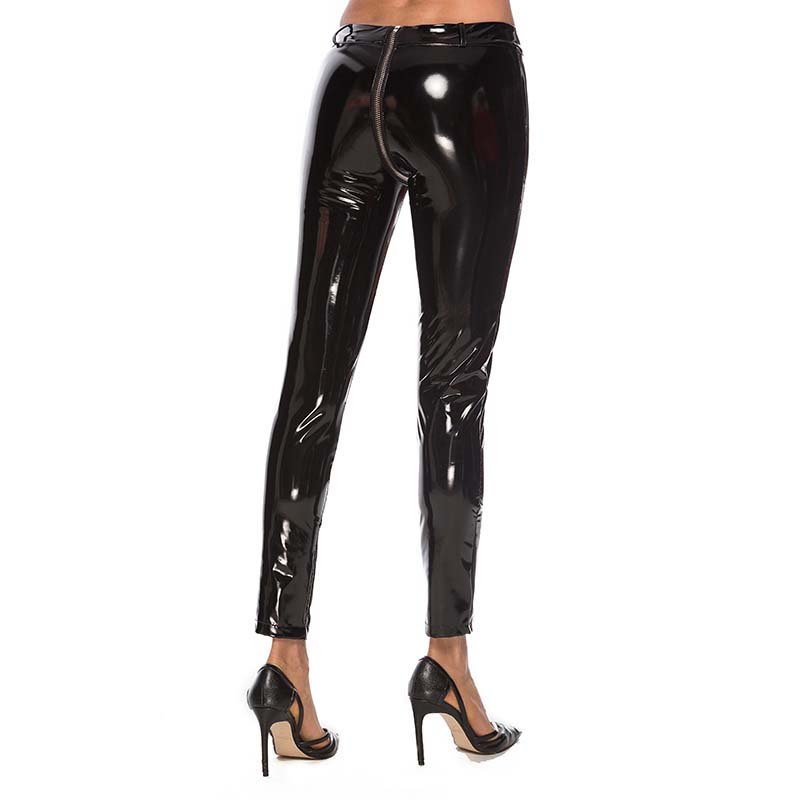 Punk Gothic Faux Leather Vinyl PVC Wet Look Shiny Legging