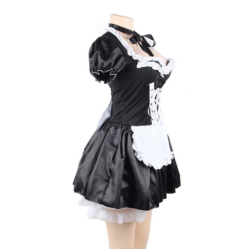 Erotic French Apron Maid Servant Lolita Babydoll Dress