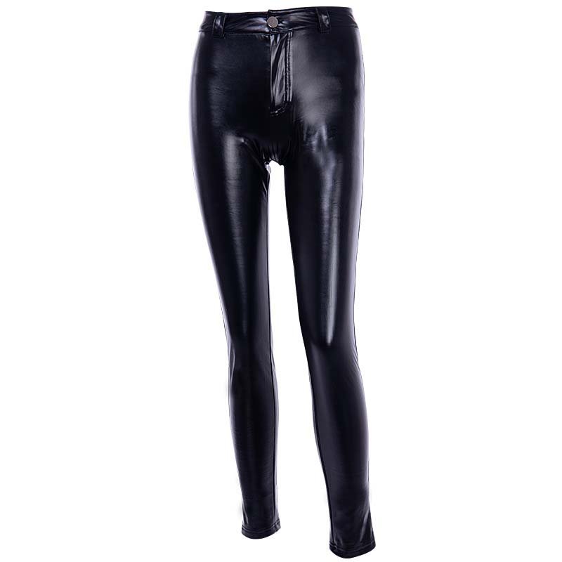 Punk Bodycon Faux Pu Leather Push Up Pant