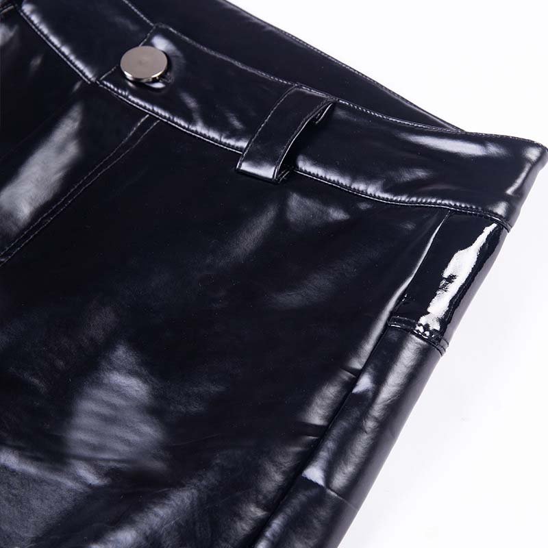 Punk Bodycon Faux Pu Leather Push Up Pant