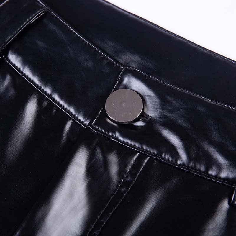 Punk Bodycon Faux Pu Leather Push Up Pant