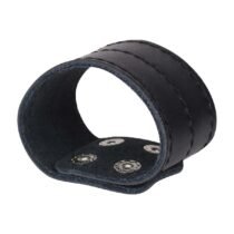 Adjustable Genuine Leather Penis Hole Cock Enhancement Ring-4790