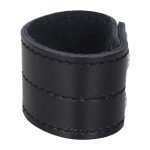 Adjustable Genuine Leather Penis Hole Cock Enhancement Ring-0