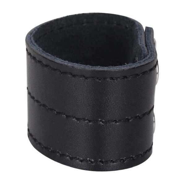 Adjustable Genuine Leather Penis Hole Cock Enhancement Ring-4792