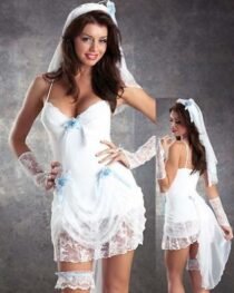 Beauty Bride Halloween Adult Bride Bridal Cosplay Dress-0