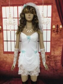 Beauty Bride Halloween Adult Bride Bridal Cosplay Dress-2830