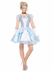 Blue Alice Wonderland Sweetie Fancy Dress With Headdress-0