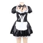 Erotic French Apron Maid Servant Lolita Babydoll Dress-0