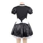 Erotic French Apron Maid Servant Lolita Babydoll Dress-0