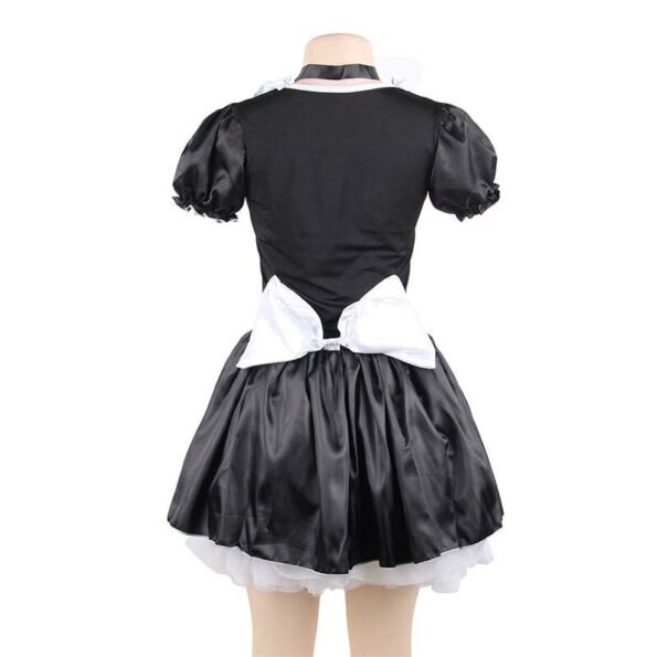 Erotic French Apron Maid Servant Lolita Babydoll Dress-3011