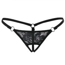 Erotic Lace Open Crotch Panties Thong G-string Underwear-0