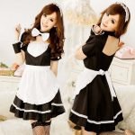 French Maid Costume Sweet Gothics Anime Lolita Dress-0