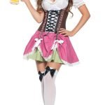 German Bavaria Oktoberfest Beer Girl Bar Wench Maid Dress-0