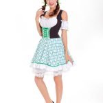 German Oktoberfest Beer Bavarian Traditional Girl Maid Dress-0