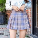 Japanese Mini Skirt High Waist Pleated Skirt-0