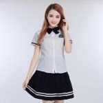 Japanese and Korean Student College School Uniform-0