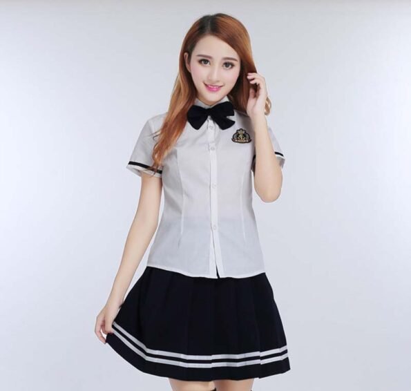 Japanese and Korean Student College School Uniform-3547