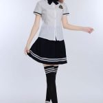 Japanese and Korean Student College School Uniform-0