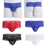 Jockstrap Low-Rise Open Pouch Erotic Panties-0