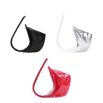 Patent Leather Crotchless Erotic Thongs and G-strings-0