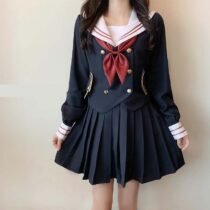 Sweet Anime Hell Girl Devil Love Student Uniform-0