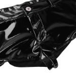 Wet Look Patent Leather Shorts Party Dance Erotic Pants-0