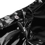 Wet Look Patent Leather Shorts Party Dance Erotic Pants-0