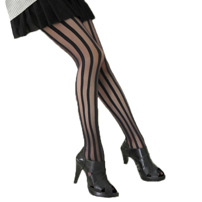 Crossdresser Restore Thin Strap Collant Femme Medias Pantyhose