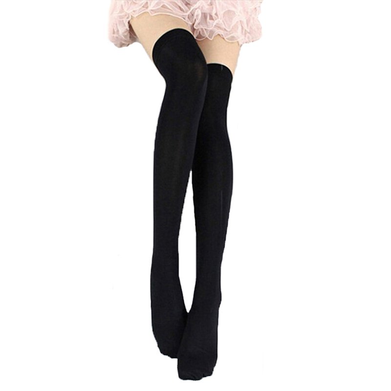 Crossdresser Over Knee Temptation Stretch Warm Stockings