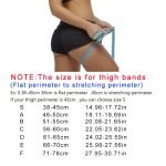 1 Pair Bow Thigh Band Anti-chafing Silicone Leg Warmers-0